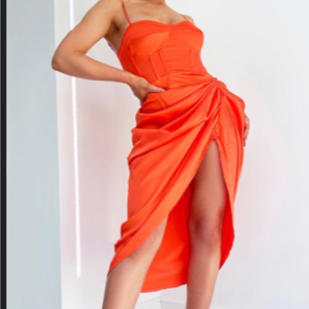 Pretty little thing wedding guest dress